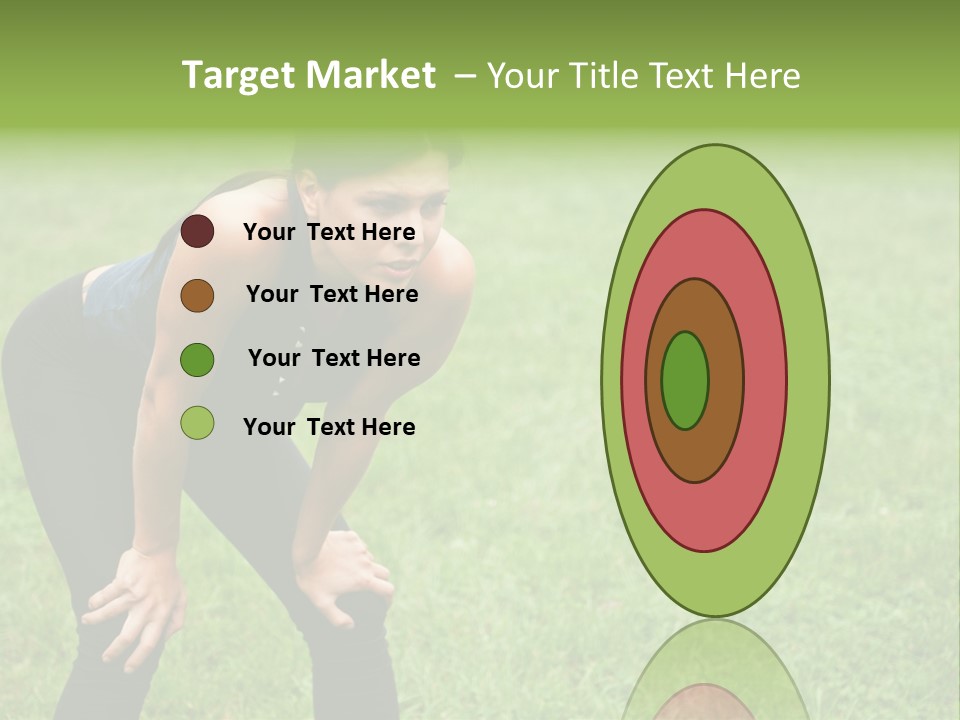 Young Activity Woman PowerPoint Template