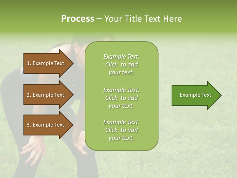 Young Activity Woman PowerPoint Template