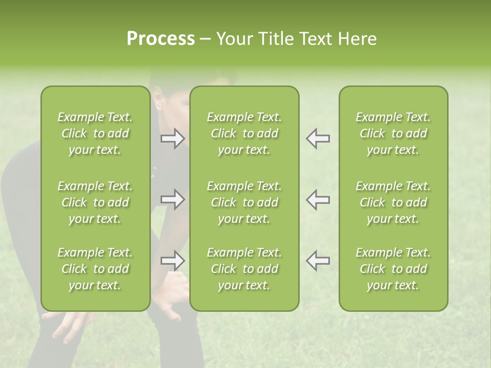 Young Activity Woman PowerPoint Template