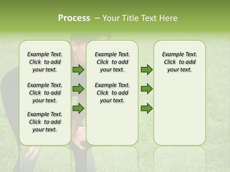 Young Activity Woman PowerPoint Template