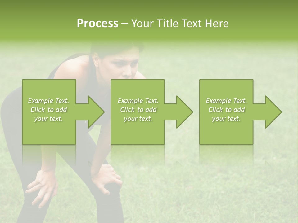 Young Activity Woman PowerPoint Template
