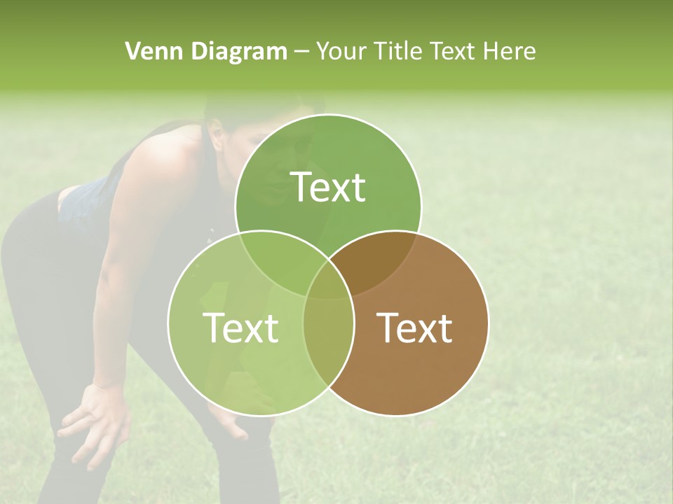 Young Activity Woman PowerPoint Template