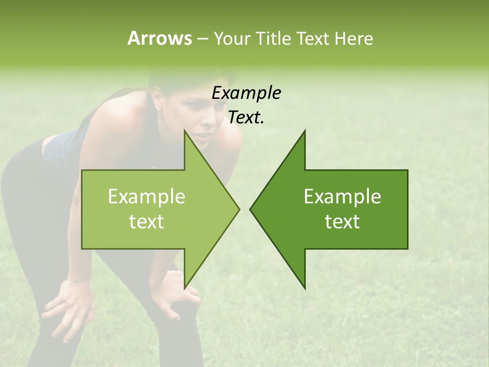 Young Activity Woman PowerPoint Template