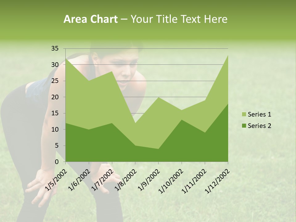 Young Activity Woman PowerPoint Template