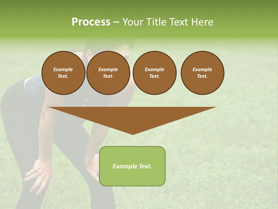 Young Activity Woman PowerPoint Template