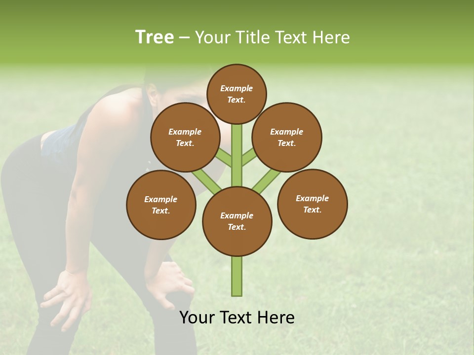 Young Activity Woman PowerPoint Template