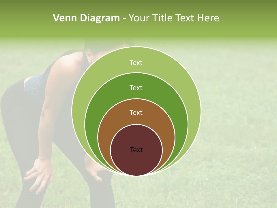 Young Activity Woman PowerPoint Template