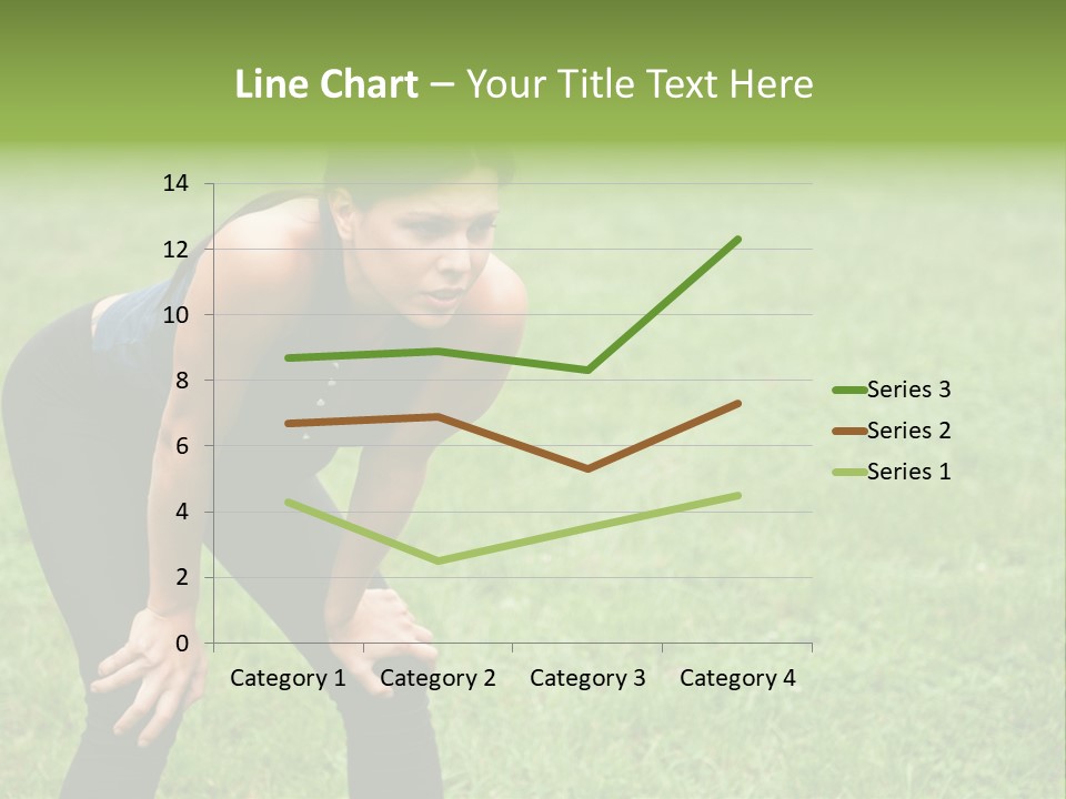 Young Activity Woman PowerPoint Template