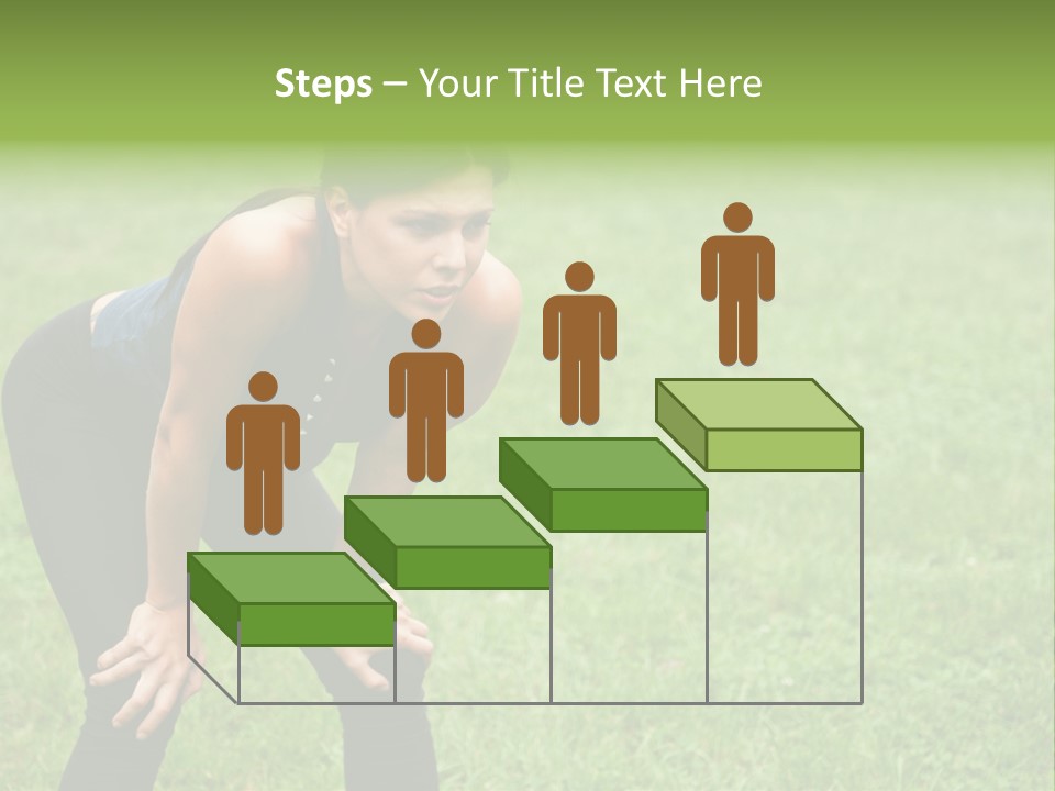 Young Activity Woman PowerPoint Template