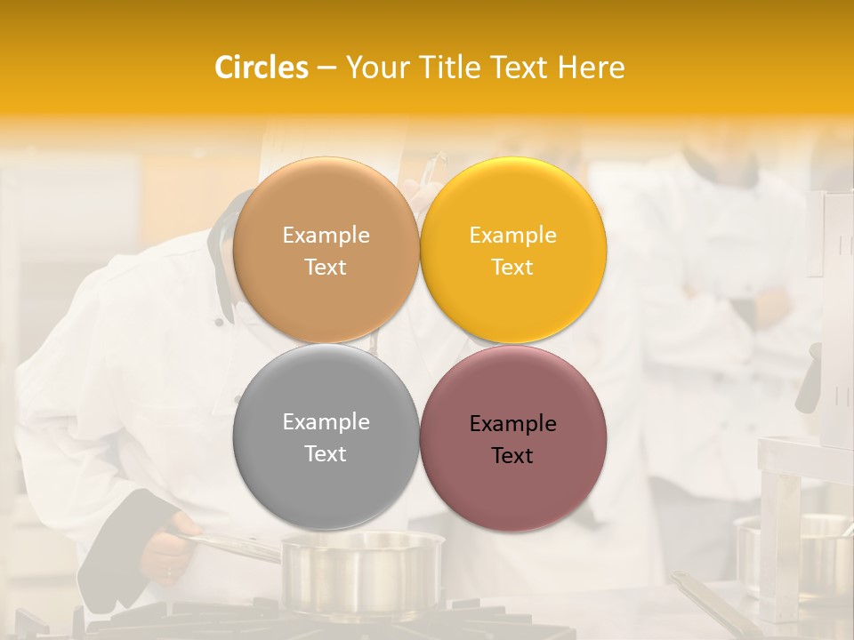 Man Restaurant Female PowerPoint Template