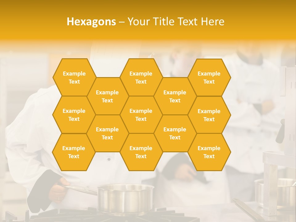 Man Restaurant Female PowerPoint Template