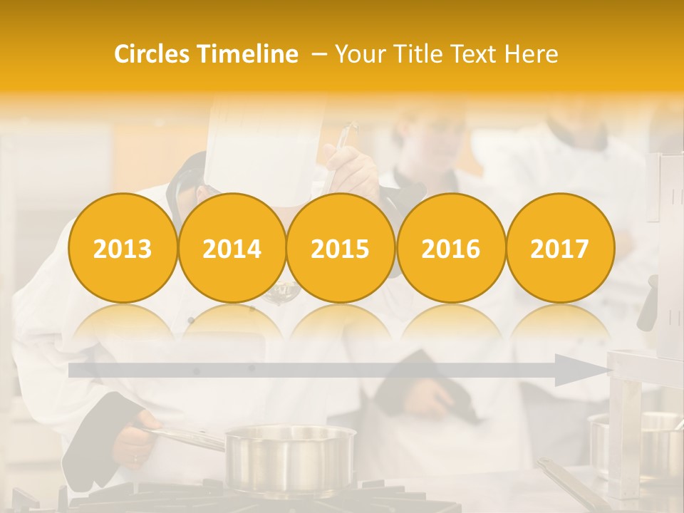 Man Restaurant Female PowerPoint Template