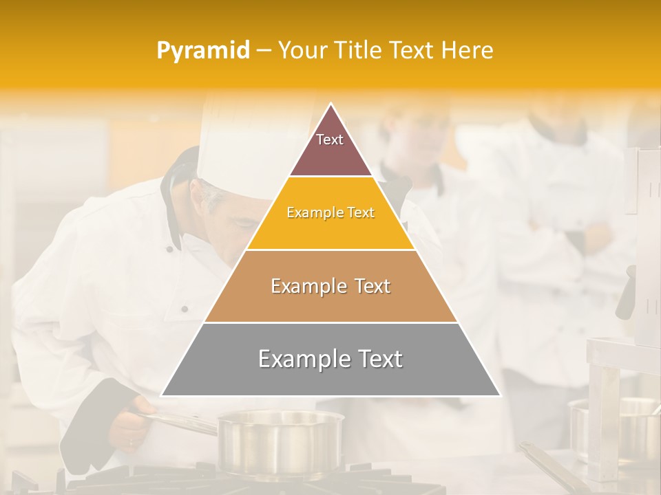 Man Restaurant Female PowerPoint Template