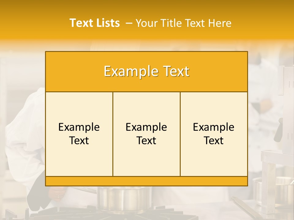 Man Restaurant Female PowerPoint Template