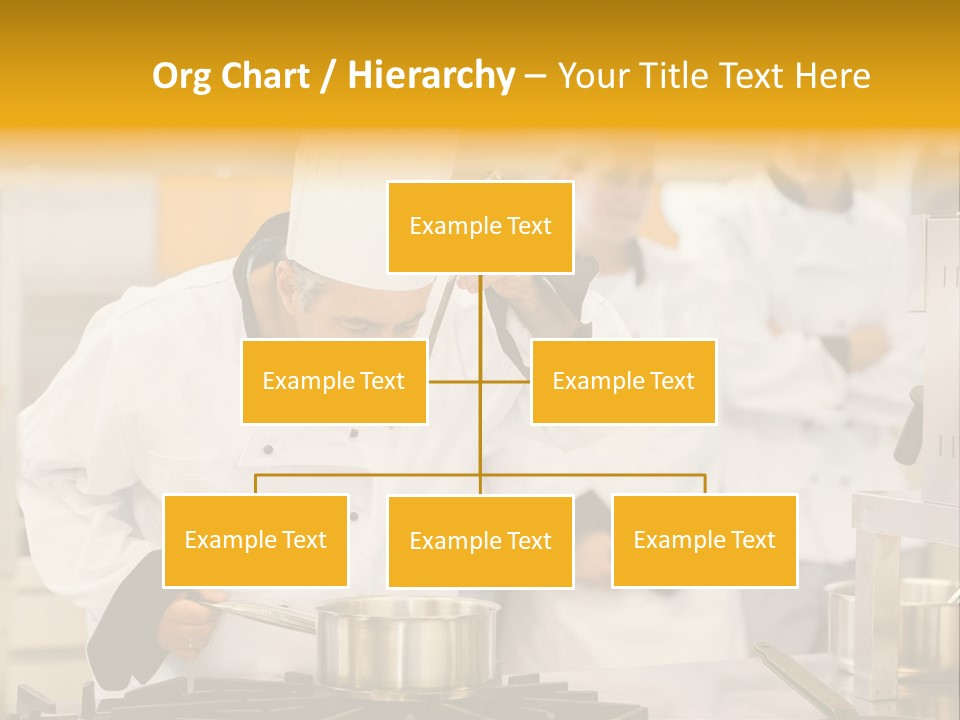Man Restaurant Female PowerPoint Template