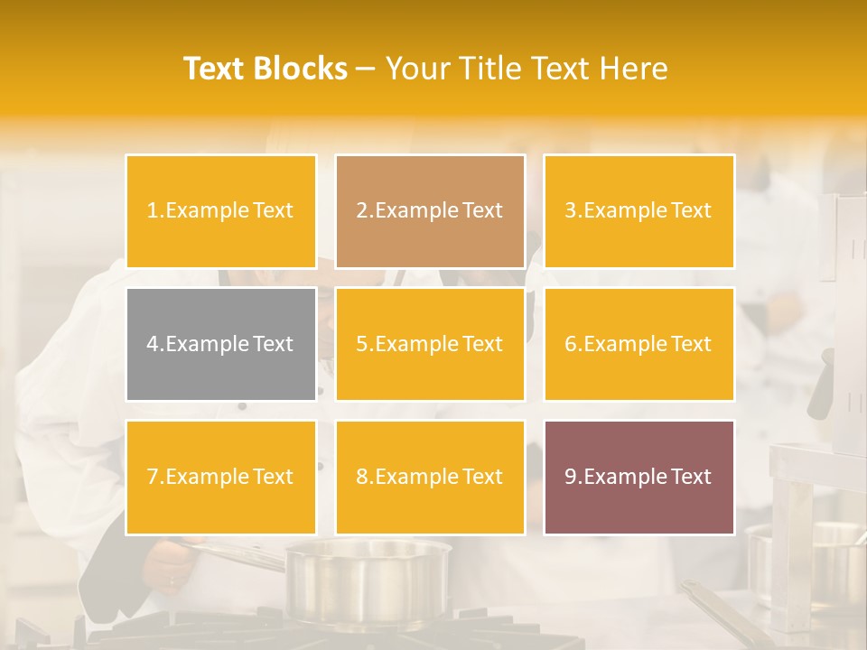 Man Restaurant Female PowerPoint Template