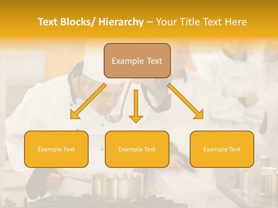 Man Restaurant Female PowerPoint Template