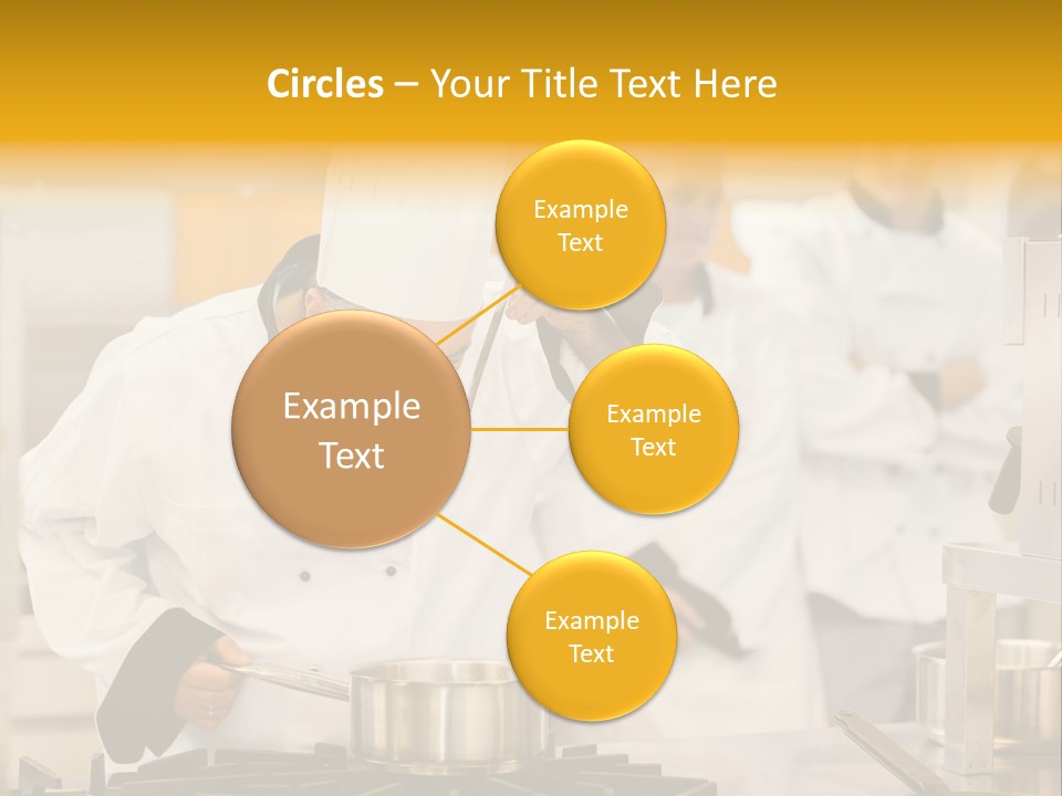 Man Restaurant Female PowerPoint Template