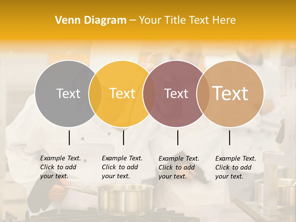 Man Restaurant Female PowerPoint Template