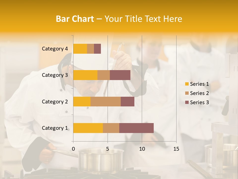 Man Restaurant Female PowerPoint Template