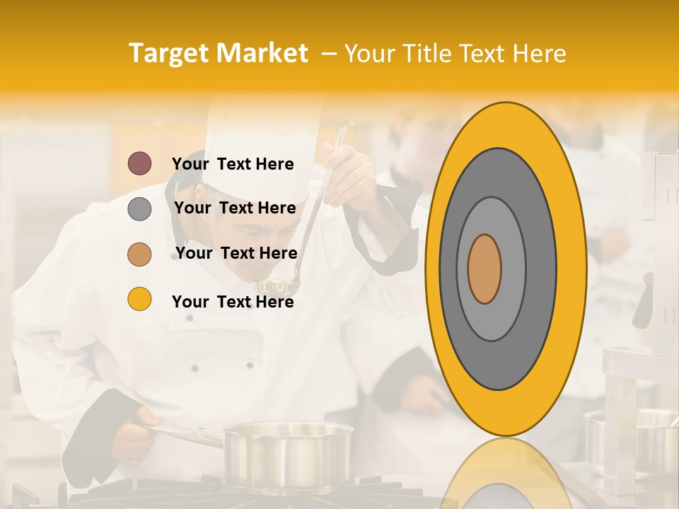 Man Restaurant Female PowerPoint Template