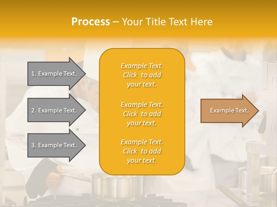 Man Restaurant Female PowerPoint Template