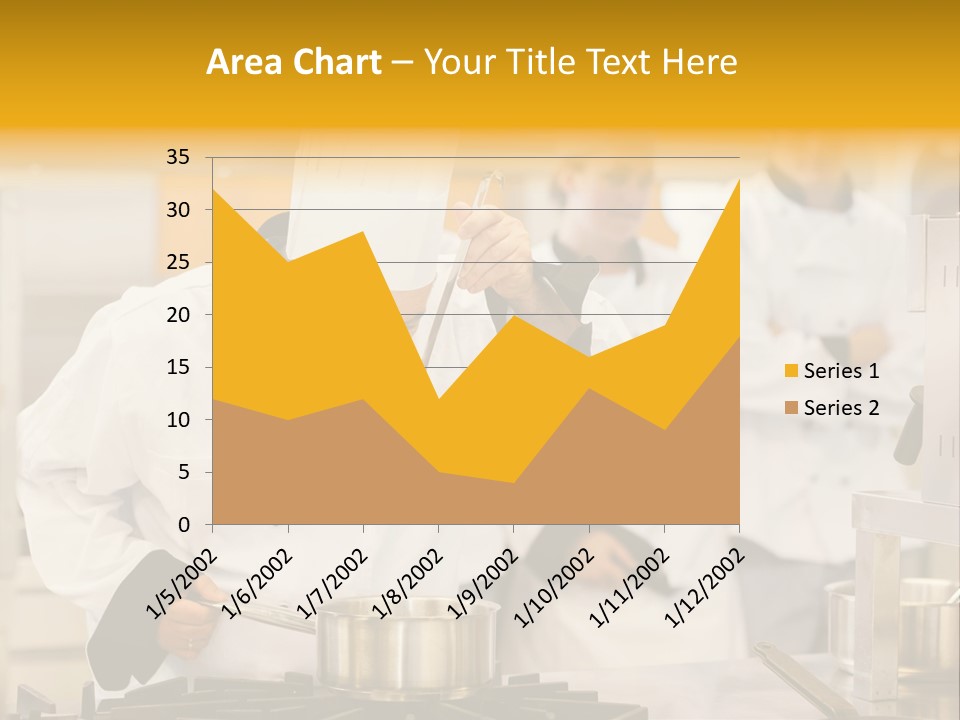 Man Restaurant Female PowerPoint Template