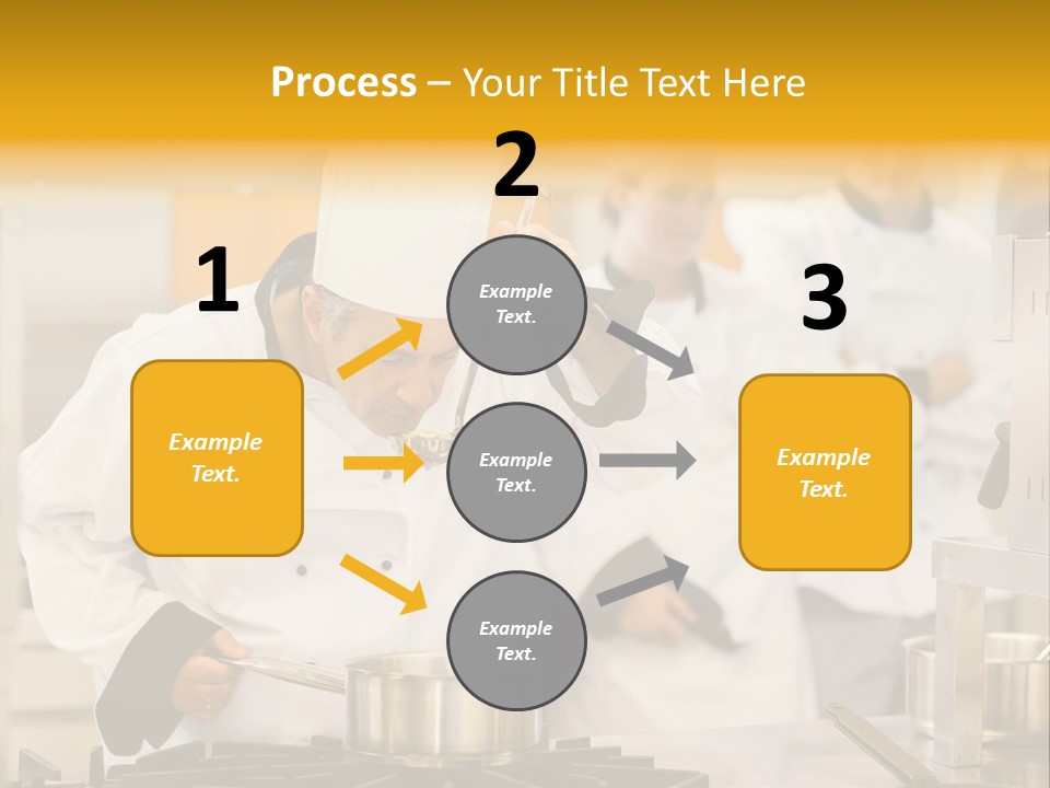 Man Restaurant Female PowerPoint Template