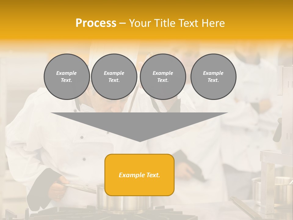 Man Restaurant Female PowerPoint Template