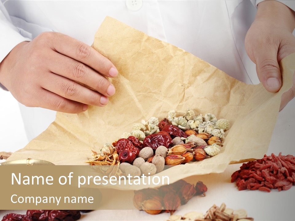 Goji Oriental Jujube PowerPoint Template