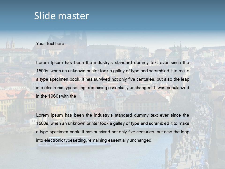 Baroque Capital Aerial PowerPoint Template