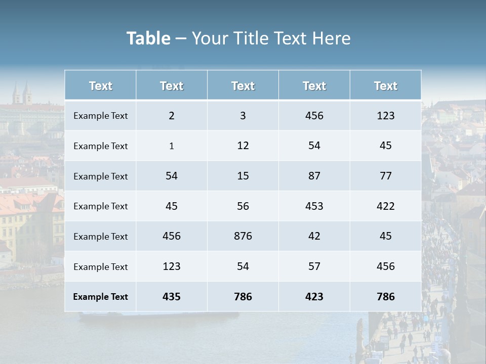Baroque Capital Aerial PowerPoint Template
