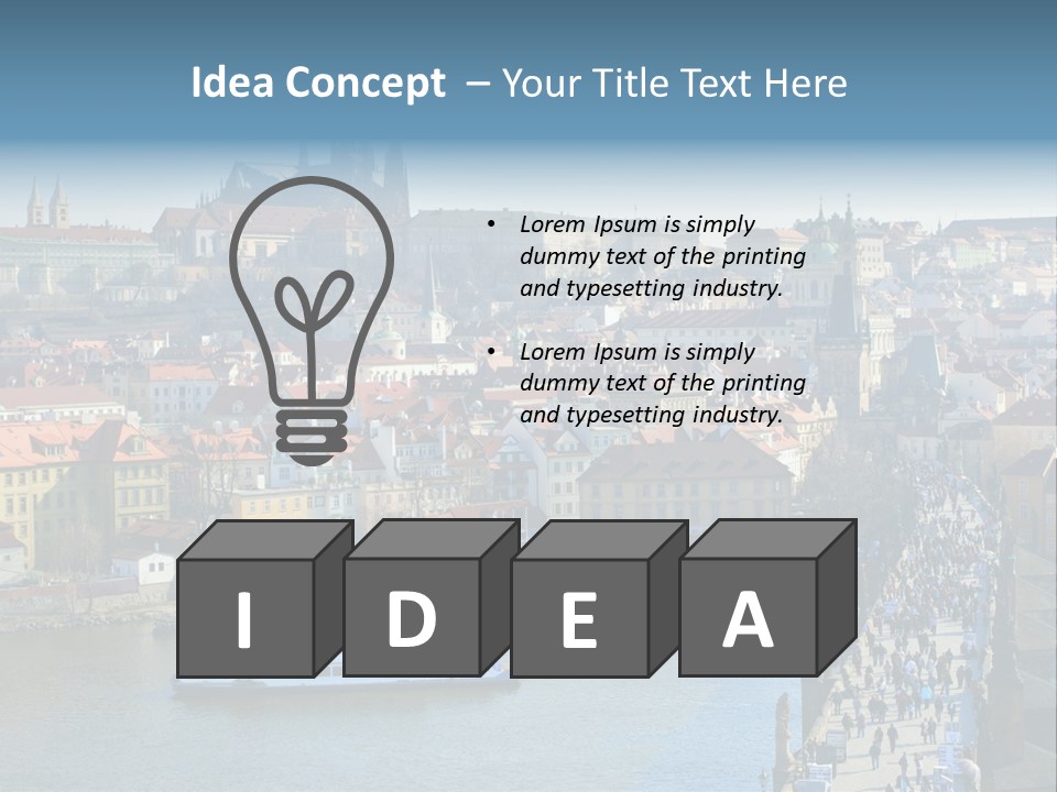 Baroque Capital Aerial PowerPoint Template