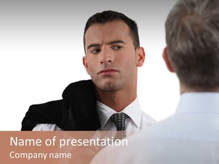 Doubt Mistrustful Wary PowerPoint Template