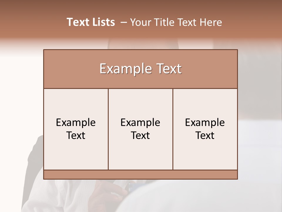 Doubt Mistrustful Wary PowerPoint Template