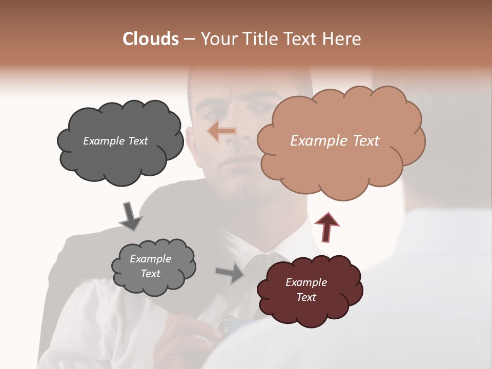 Doubt Mistrustful Wary PowerPoint Template