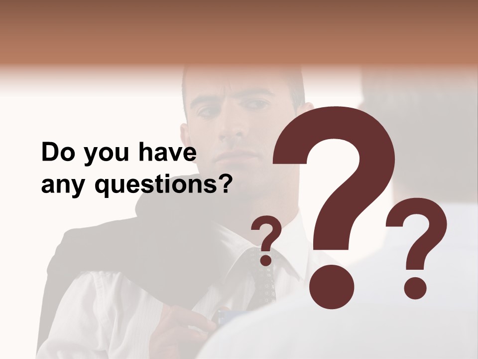 Doubt Mistrustful Wary PowerPoint Template