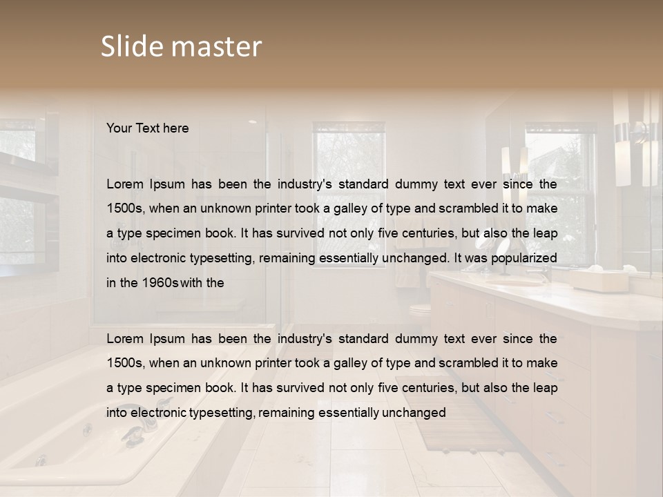 Floor Home Furnishings PowerPoint Template