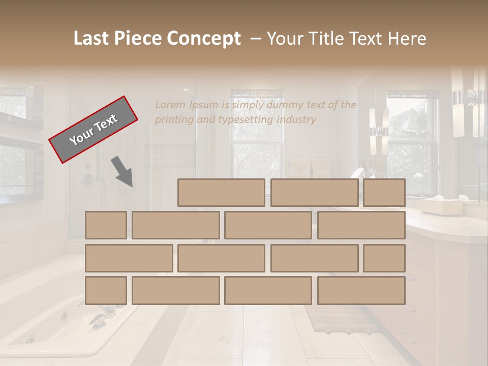 Floor Home Furnishings PowerPoint Template