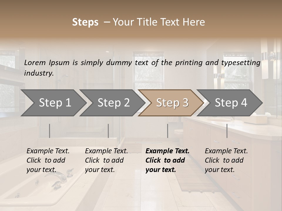 Floor Home Furnishings PowerPoint Template