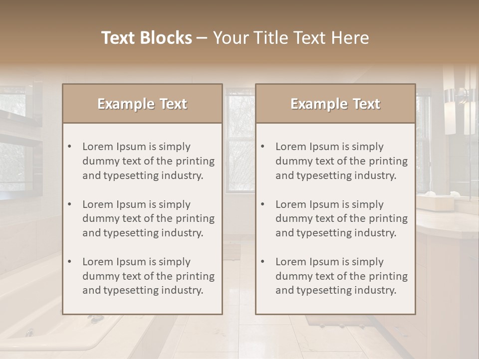Floor Home Furnishings PowerPoint Template