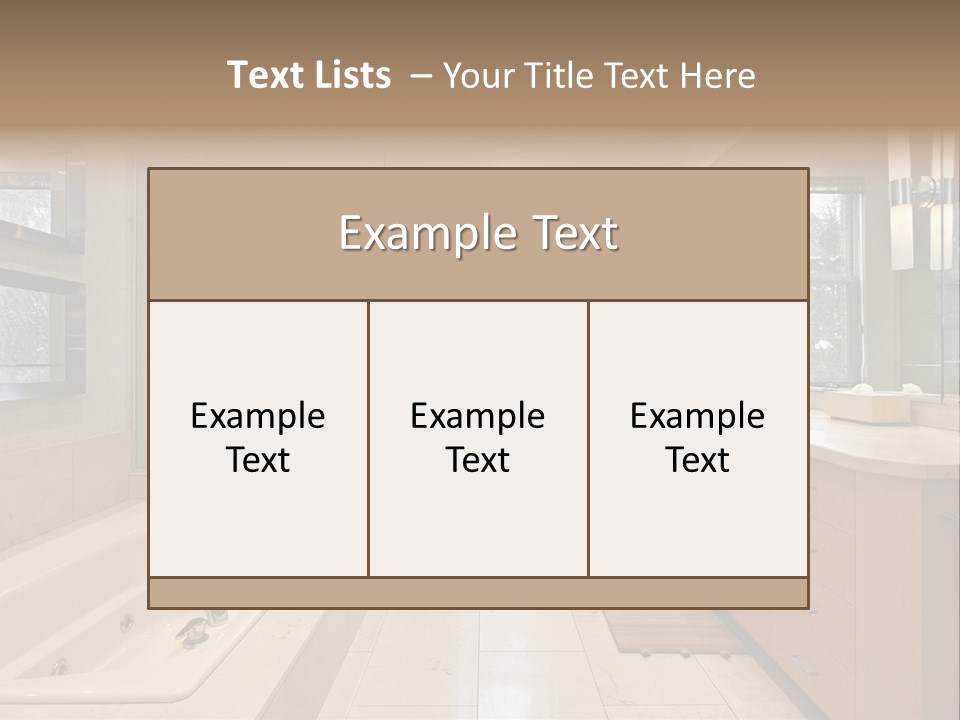 Floor Home Furnishings PowerPoint Template