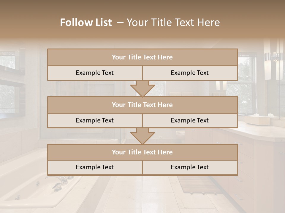 Floor Home Furnishings PowerPoint Template