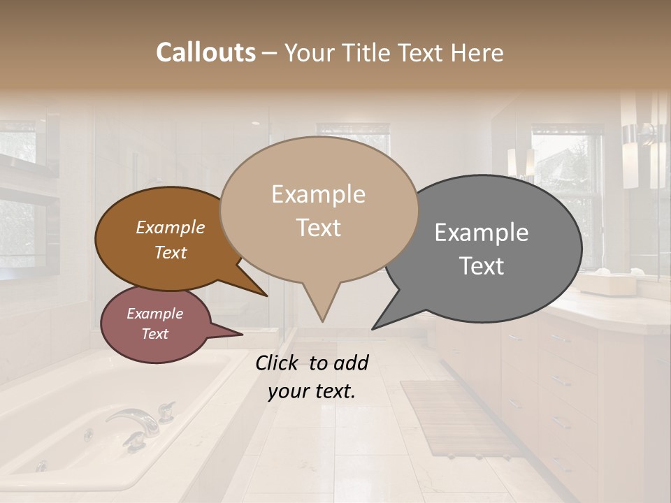 Floor Home Furnishings PowerPoint Template