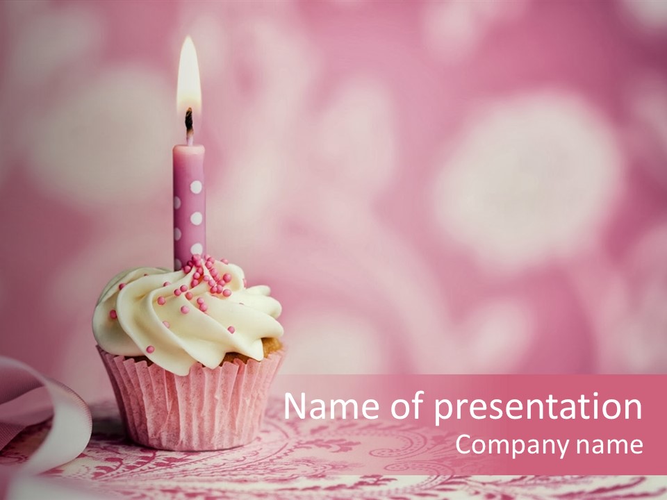 Dessert Celebration Small PowerPoint Template