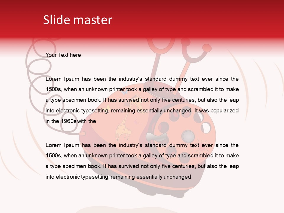 Retro Object Equipment PowerPoint Template
