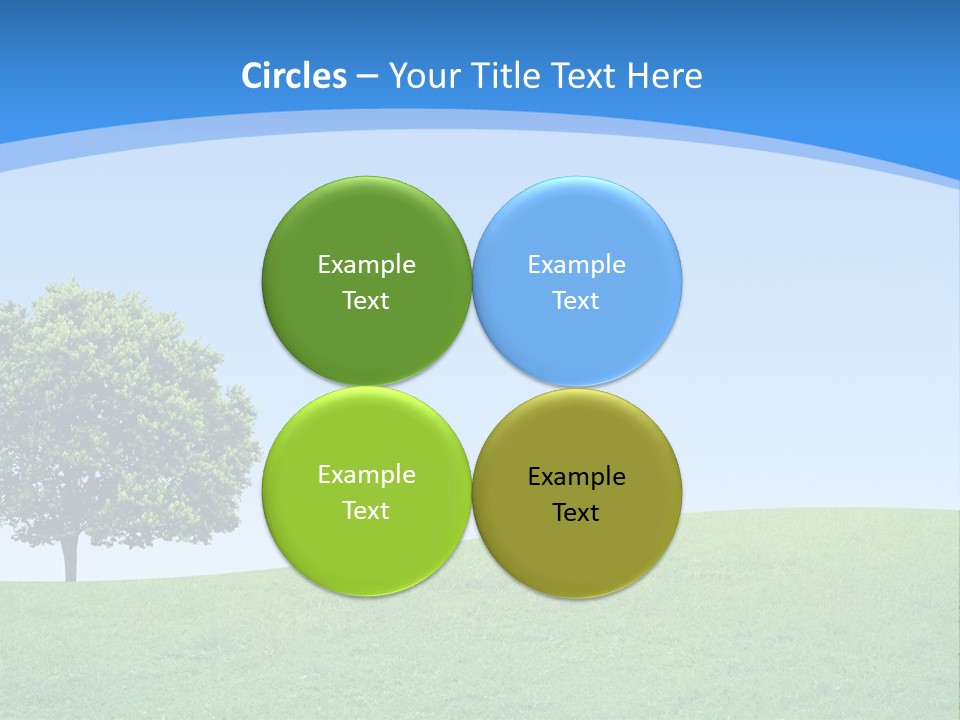 Long Peace Single PowerPoint Template