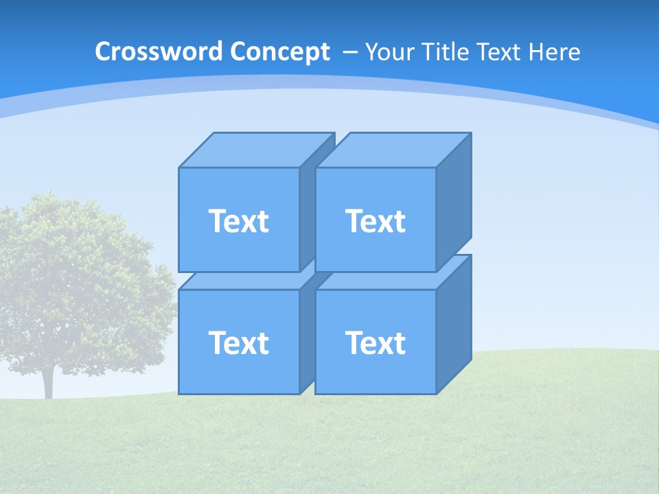 Long Peace Single PowerPoint Template