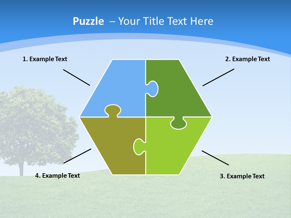 Long Peace Single PowerPoint Template