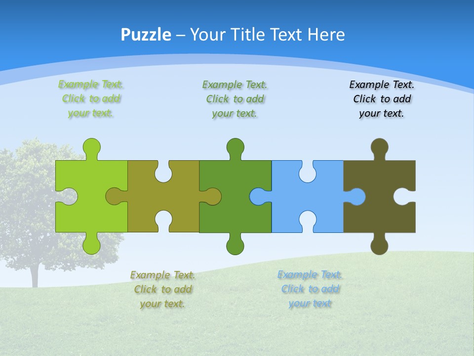 Long Peace Single PowerPoint Template